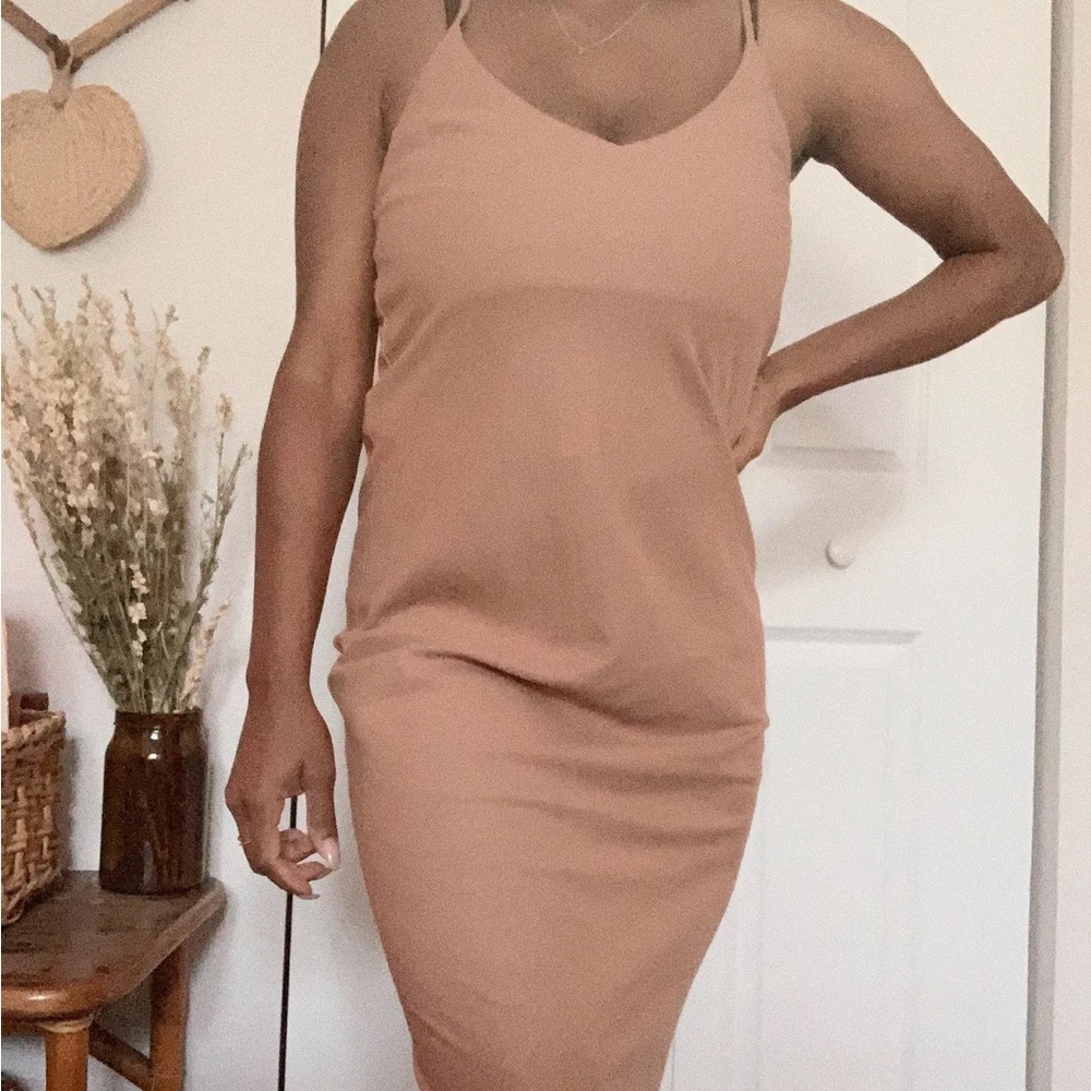 OZMA BIAS SLIP DRESS, REGEN SILK NOIL, ROSEHIP